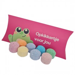 Cadeau opkikker met 8 bruisballen Cadeau opkikker met 8 bruisballen