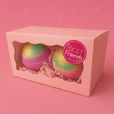 Best friends bruisballen (met ketting) Best friends bruisballen (met ketting)